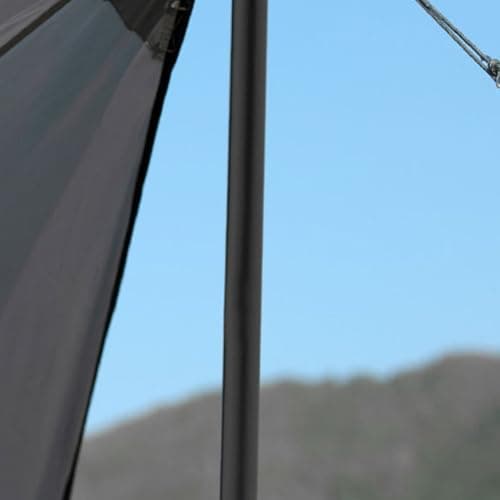 Nexbrill Telescopic Tent Poles 10-Pack Adjustable Rods for Camping Canopy Awning Tarp Shelter Beach Sun Shade Windbreak Portable Metal Pole Kit 43cm(10 knots) — view 4