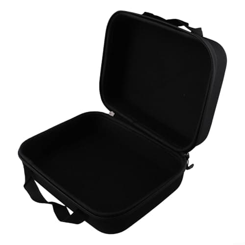 Yhenlovtt Electric Bike-Charger Storage Bag, Shockproof EVA Case for E-Bike Power Adapter and Scooter, 800D Polyester Portable Battery-Box with Handle, Black(25.5 * 19 * 10cm）) — view 2