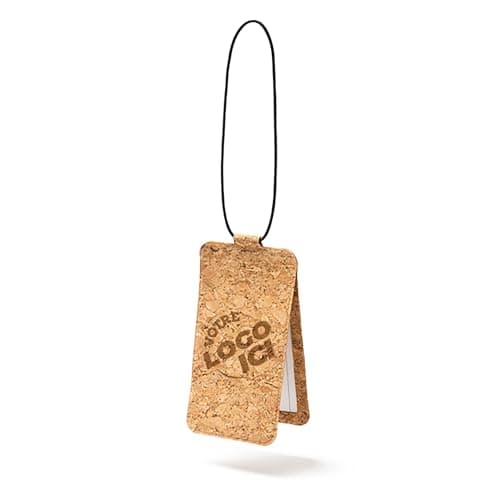 cork luggage tag