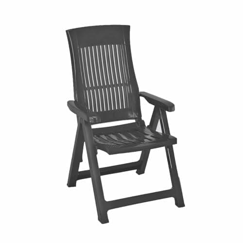 URBN GARDEN Adjustable Back Outdoor Foldable Plastic Garden Chair Patio Furniture Camping Picnic Beach Chair Foldable Chair — view 6