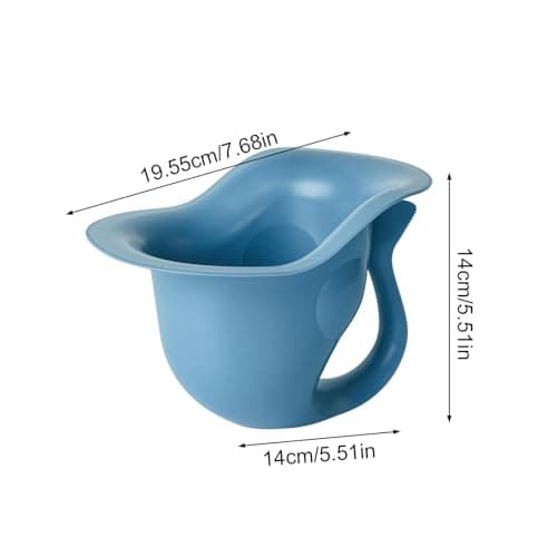Portable Potty - Small Top Hat Toilet for Elimination Communication, Cute Fish Design, Non-Slip Base, Training Seat, Diaper Free EC Bowl, Travel Pee Pot for Boys Girls, RV Car Camping — view 2