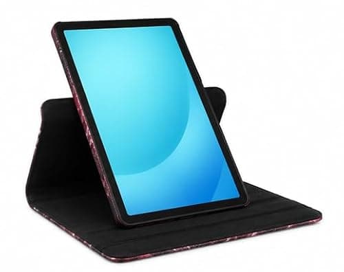 Case For Samsung Galaxy Tab A9 2023 / Tab A11 (2025) 360 Degree Rotating Protective Cover, Smart Stand Case for 8.7 Inch Tablet, Compatible with A9 A11 (Marble Purple) — view 4