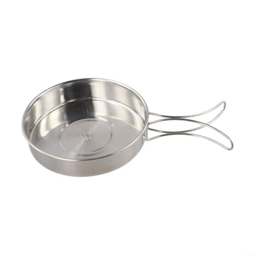 6-Piece Stainless Steel Camping Cookware Set Foldable — view 3