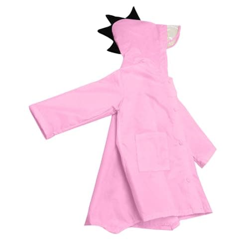 1-6 Years Kids Raincoats UK Sale Clearance Toddler Boys Girls Waterproof Rain Jacket Hooded Rain Poncho Cute Dinosaur Raincoat Outwear Reusable Rainwear Outdoor Camping, Emergency Situations, Travel — view 5