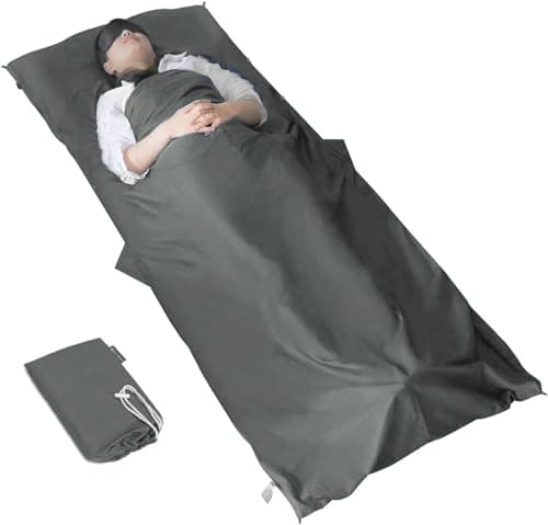 MYCARBON Travel Sleeping Bag Liner 100% Cotton, 220 x 90cm