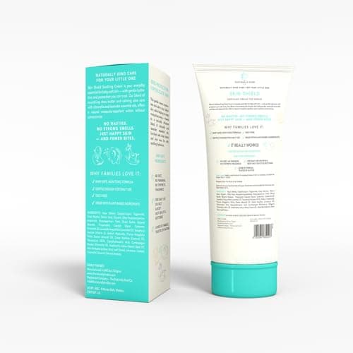 Skin Shield Baby Mosquito Repellent & Soothing Cream with Shea Butter & Aloe Vera – Natural Insect Repellent for Babies & Kids – DEET-Free Baby-Safe Formula – 100ml — view 4