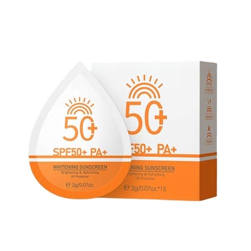15 Pack Travel Size Sun Cream, Mini Sunscreen SPF 50+ PA+, Portable
