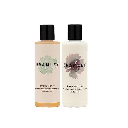 Bramley Discovery Bath Set, 2x100ml, Contains 100ml Bubble Bath and 100ml Body Lotion, Natural Fragrance with Essential Oils, Sustainable Gift Set — view 2