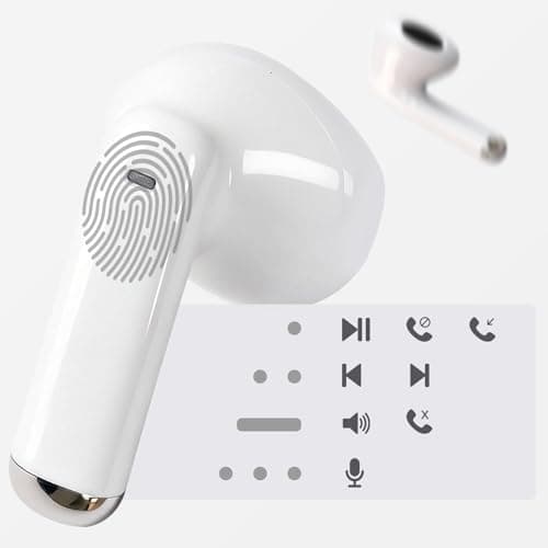 yobola Wireless Earbuds, Bluetooth 5.4 Headphones Comfortable Lightweight — view 2