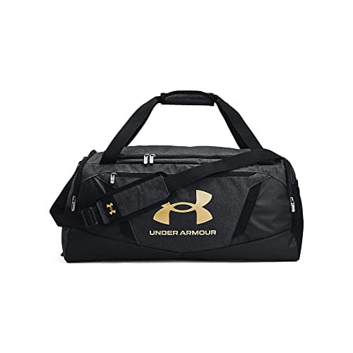 Ua Unisex Ua Undeniable 5.0 Duffle Md Black Medium Heather / Black / Metallic Gold Osfm