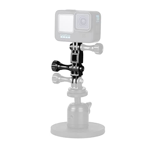 HSU Aluminum Alloy Extension Arm and Quick-release Buckle Clip Mount for Action Cameras — view 2