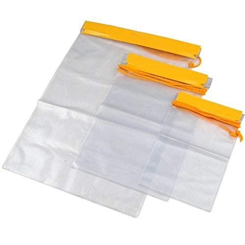 TRIXES Waterproof Dry Bags x3 - Small (18 x 12.5 cms), Medium (26 x 18.5 cms), Large (36 x 26 cms) - Waterproof Travel Accessory - Outdoor Essentials — view 5