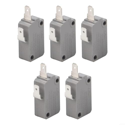 Microwave Oven Travel Switch for kw3a Normally Open Safety Interlock for Air Fryer Dishwasher Kitchen Appliance 5 Pack — view 5
