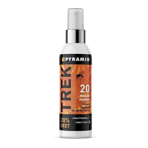 Pyramid Trek 20 Mosquito & Insect Repellent 20% DEET 4 Hrs Protection 100ml