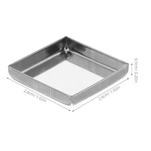 Zerodeko 30pcs Empty Makeup Palette with Magnetic Makeup Pans Compact and Portable Square Iron Case in Silver for Travel DIY Eyeshadow and Blush Refill Pans — view 2