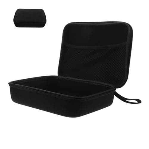 jojofuny Storage Bag for Cable Organizer Bag Compact Earphone Case Portable Eva Headset Carrying Case USB Adapter Organizer for Travel Gym Use Black
