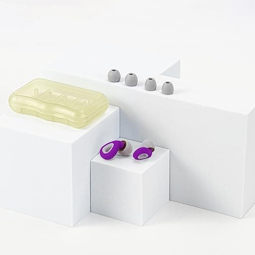 Kunoli Ear Plugs Noise Cancelling for Sleep, Earplugs for Work (Purple) — view 6
