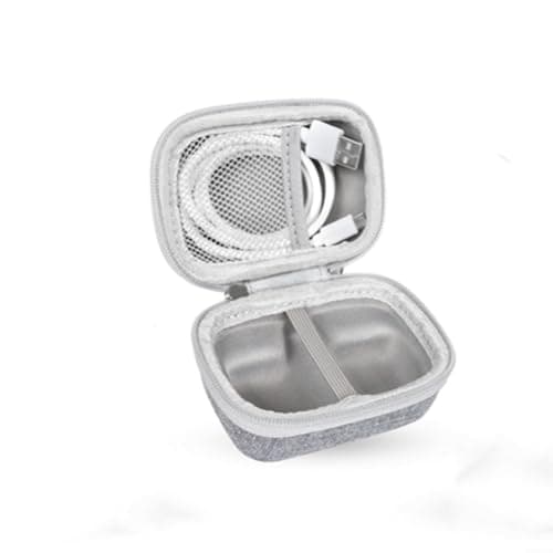 Shockproof Storage Case for Anker for nano 621 iWALK for battery Pack - Waterproof Hard Cover with Zipper - Grey Compact Size(Gray) — view 2