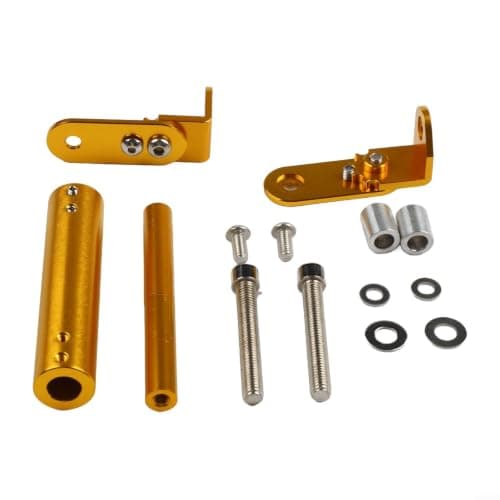 Red Aluminum Alloy Mount Bar for Honda Motorcycle(gold) — view 4