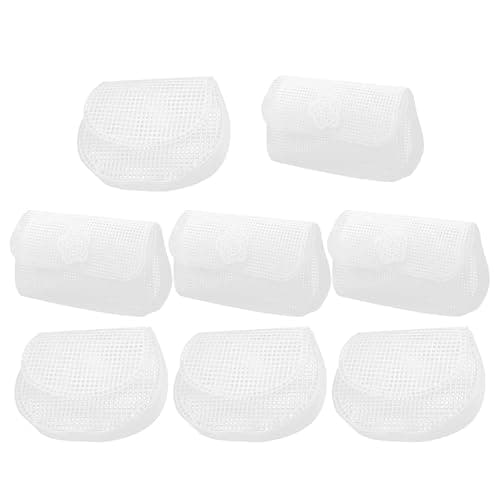 BIUDECO Plastic Mesh Canvas Sheets and Organised Storage with Breathable Structure for Bag Making 8pcs DIY Purse Making Kit for Travel and Camping