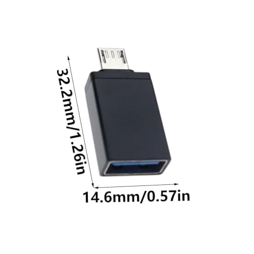 2Pack USB C Male to USB3.0 Female, Rose Gold INTERFACE, Rose Gold A — view 2