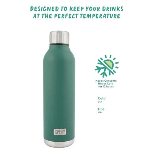Polar Gear 500ml Metal Water Bottle - Insulated Water Bottles Leakproof — view 5