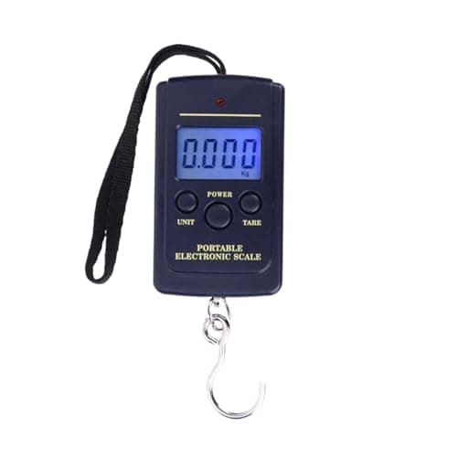 Portable La Weight Scale 40kg 10g Digital Hanging Hook Scale for Travel Fishing & La 5 Pack Electronic Weighing Scale Accurate & Lightweight