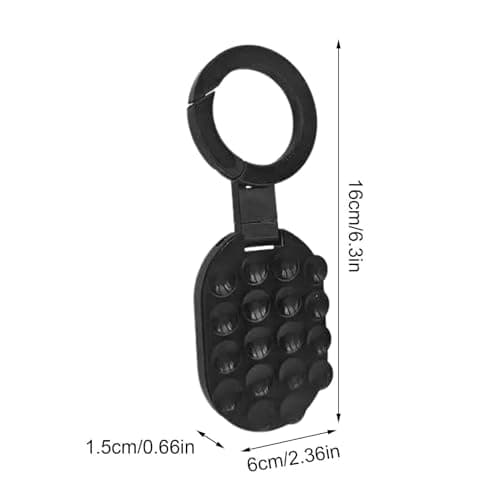 Magnetic Phone Mount | Suction Cup Automobile Bracket,360 Degree Adjustable Car Phone Holder Mount - for Travel Gym Kitchen Bathroom Workshop Glass Mirror Tile Wall Home — view 6