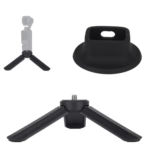 Mini Tripod for DJI Osmo Pocket 3 Portable Tripod Stand Black Mount