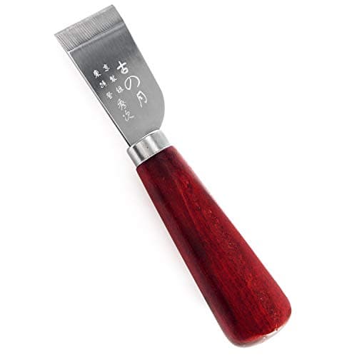 DIY Leathercraft Tool - Wooden Handle Leather Cutting Knife & Shovel for Leather Working (Stainless Steel) — view 3