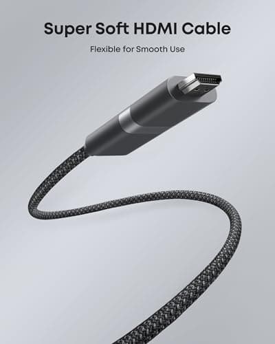 Anker Nano USB C to HDMI Cable Adapter with 140W PD Fast Charging Port, 4K@60Hz HDMI to USB C Cord, Sustainable with Advanced Shielding, Thunderbolt 5/4/3 Compatible, for MacBook, iPhone, HD TV (6 FT) — view 6