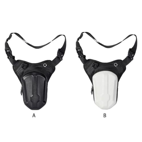 QLECXZI Motorcycle Leg Bag Fanny Pack Thigh Bag Durable Waterproof,White — view 4