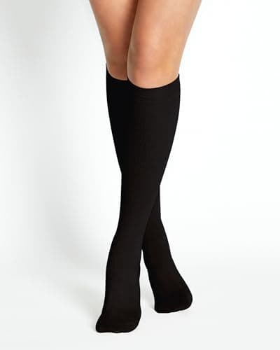 Charnos Unisex Travel Flight Socks Black Small — view 2