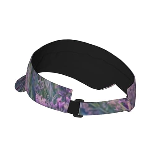 FBGHHTY Purple Lavender Field Print Uv Protection Breathable Cap Unisex Sports Sunscreen Hat Fishing Golf Beach Travel — view 3