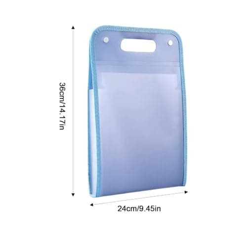 Expandable File Folder Large - Capacity Waterproof Document Case File Box — view 6