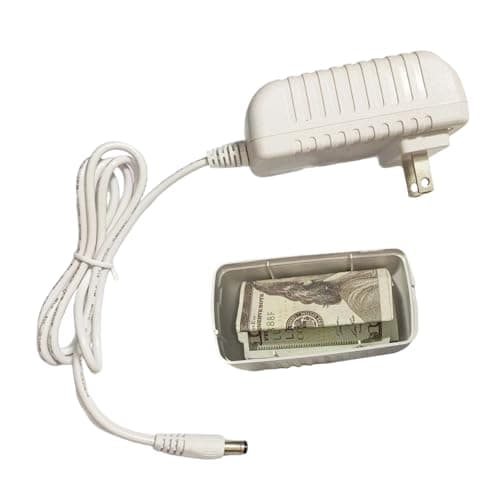 Secret Safe Box - Money Safe Box For Money - Anti Theft Storage Box Imitated Charger Design - for Cash Valuable Stuff Home Travel Safety Wallet Car Keys Bag — view 6