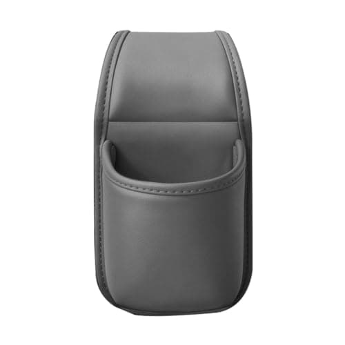 Car Door Cup Holder, PU Leather Wide-mouth Organizer for Drinks & Phone