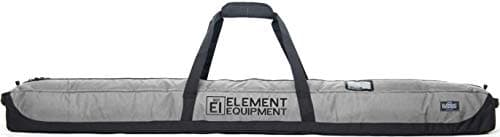 Element Equipment Deluxe Padded Ski Bag Single - Premium High End Travel Bag Grey Ripstop 190 — view 2