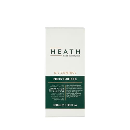 Heath Men’s Face Moisturiser 100ml, Oil Control with Lemon Myrtle and Salicylic Acid, Hydrate Skin, Prevents Breakouts, Exfoliates Pores, Healthier Skin, Gift For Him, Travel Size, Vegan Friendly — view 2
