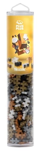 PLUS PLUS Building Blocks Toy - 240 pc Kids Construction Toys, Creative Learning Resources and STEM Play for Home and Travel - Girls and Boys Toys Age 5 Plus - Treasure 240 Pieces — view 2