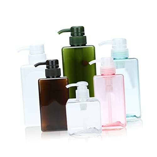 LALADEFIEE 2pcs 450ml Refillable Pump Bottles, Airless Moisturiser Pump Container, Large Capacity Plastic Shampoo Container for Travel, Hotel Use, Lotion and Soap Dispensing — view 5