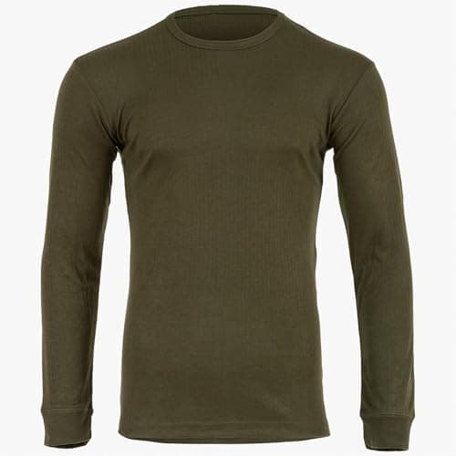 Highlander Thermal Long Sleeve Baselayer, Green (Olive), S