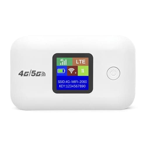 4G Portable WiFi Router with SIM Card Slot, 150Mbps Pocket Mobile Hotspot