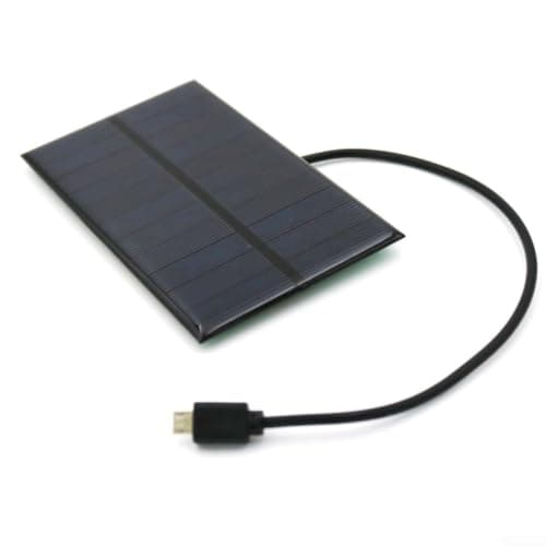 Solar Panel Charger, Portable Solar Charger Panel 5.5V 2W 330mA, Outdoor Solar Charging Board for Mobile Phones and Lights, Hiking Camping Power Bank Travel Use — view 6