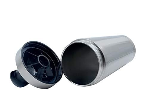Getagift Personalised Dear Daddy, Love You to The Moon and Back, Dad, Godfather-ANY NAME/IMAGE, Father’s Day, Birthday Present 500ml Aluminium Shaker Bottle. (Silver) — view 3