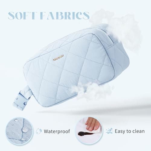 Cerbonny Small Lunch Bag, Small Cool Bag with Ice Packs, Light Blue — view 5