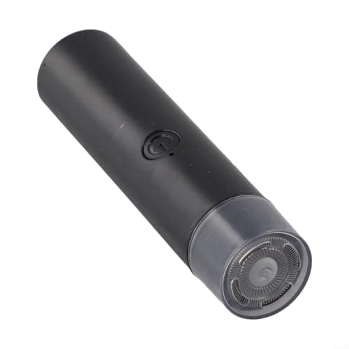 Compact Electric Shaver 106mm Portable Travel Design(Black) — view 6