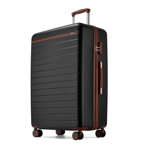 Kono 28 Inch Large Suitcase, Lightweight ABS+PC Luggage with 4 Wheels
