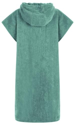Adore 100% Cotton Hooded Changing Robe Teal L/XL Poncho Towel — view 2