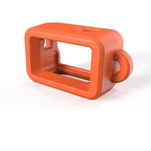 CWOQOCW Action Floating Case For DJI Action 5 Pro Camera, Bright Orange EVA Buoyancy Anti-Loss Floating Housing Accessory,10X6.7x4.8cm